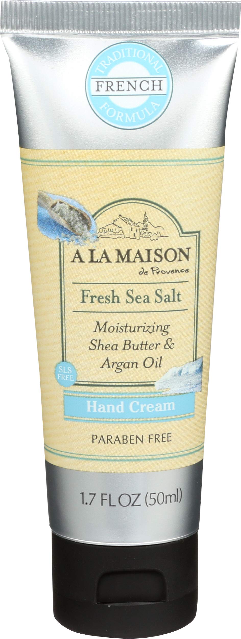 A LA MAISON Moisturizing Cream, Fresh Sea Salt – Hand Moisturizer with Argan Oil