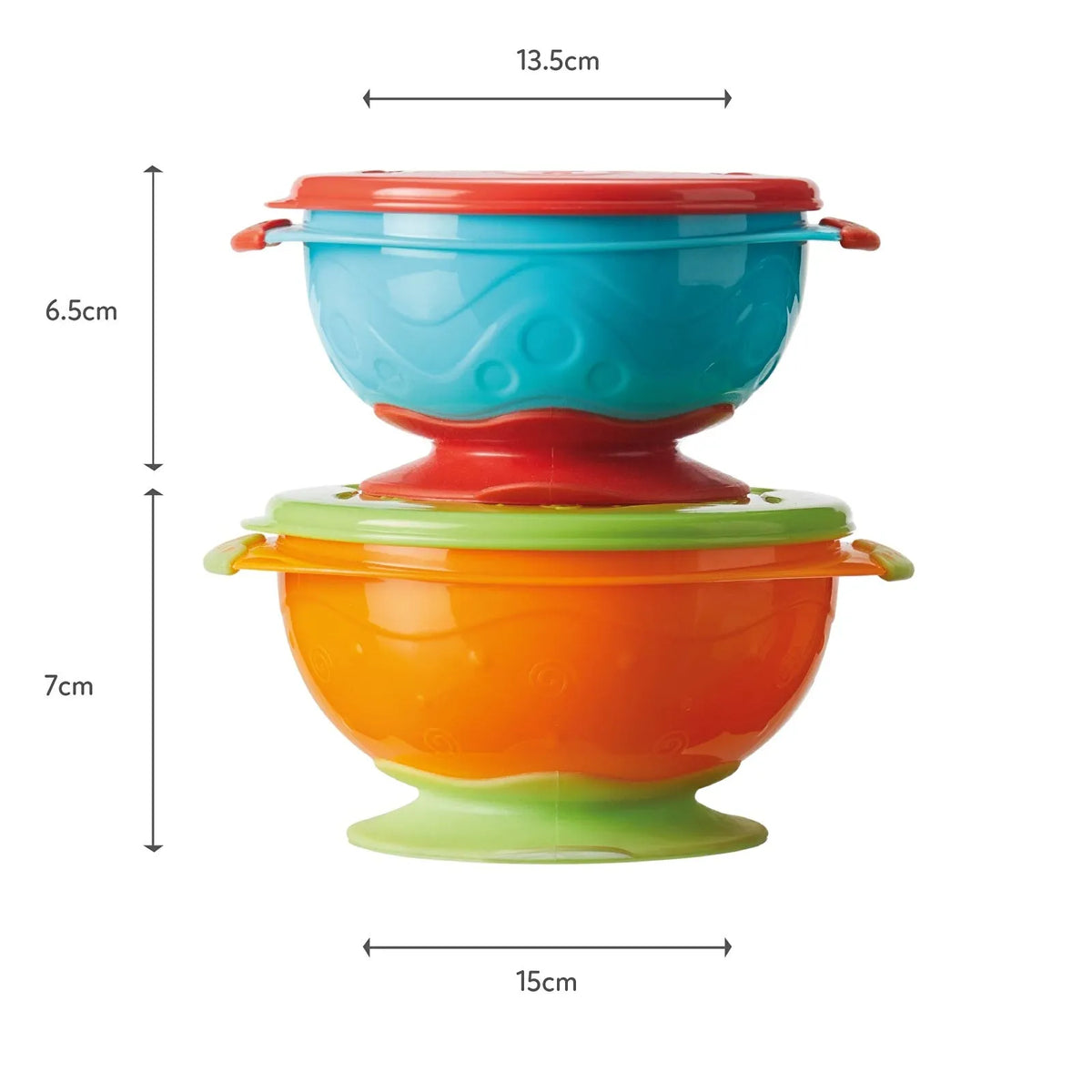 Nuby Suction Bowls Pack of 2
