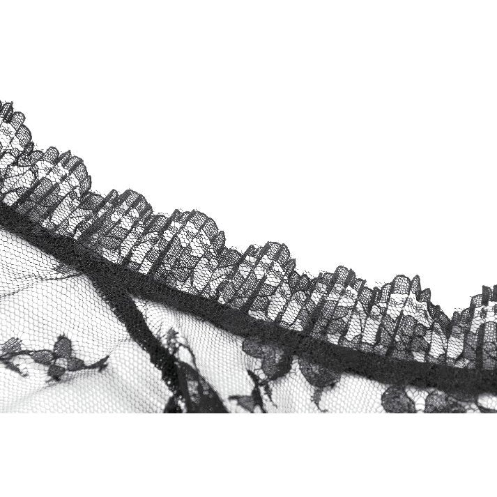Dark in Love Thalassa Floral Lace Draped Arm Sleeves
