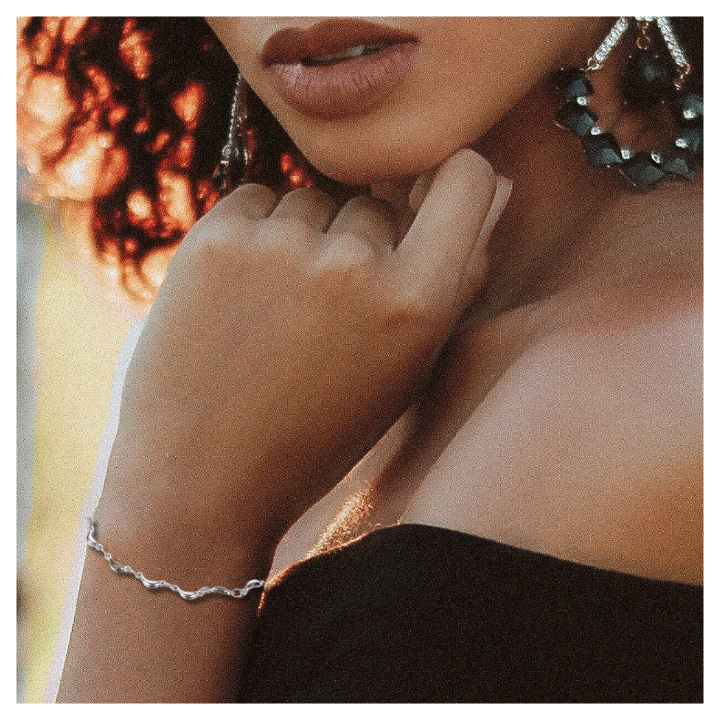 Silver Moon Bracelet