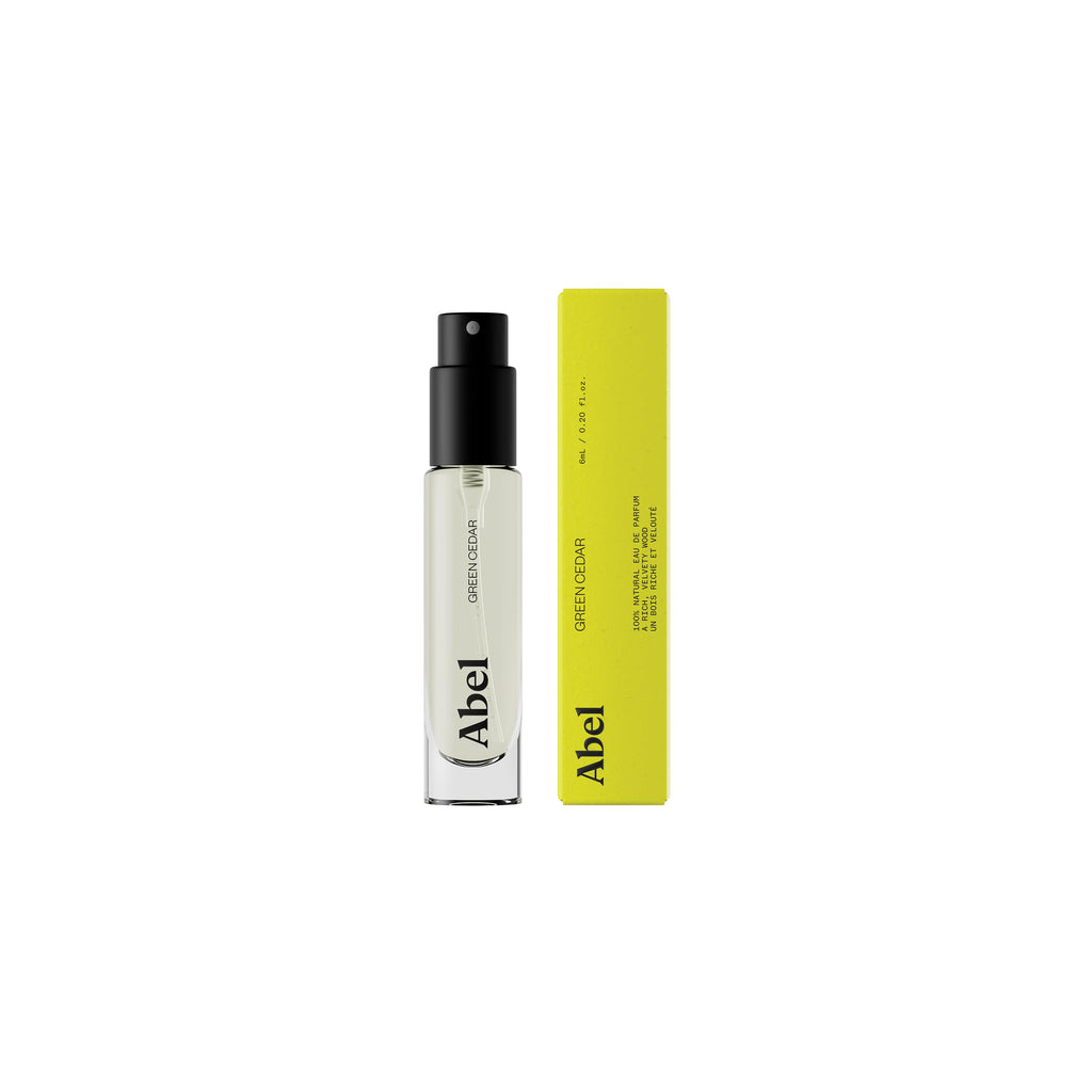 ABEL Green Cedar Mini Eau de Parfum | 100% Natural, 0% Petrochemicals | 6ml