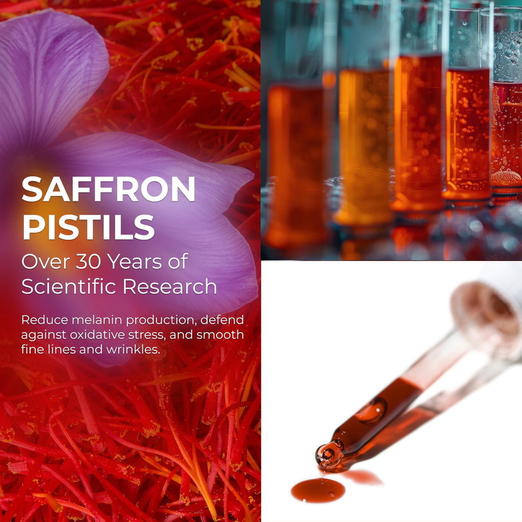 ABERA Renewing Saffron Serum – High-Potency Melasma Treatment with Hyaluronic Acid | 2 Boxes + Grapefruit Hair Regrowth Serum Gift