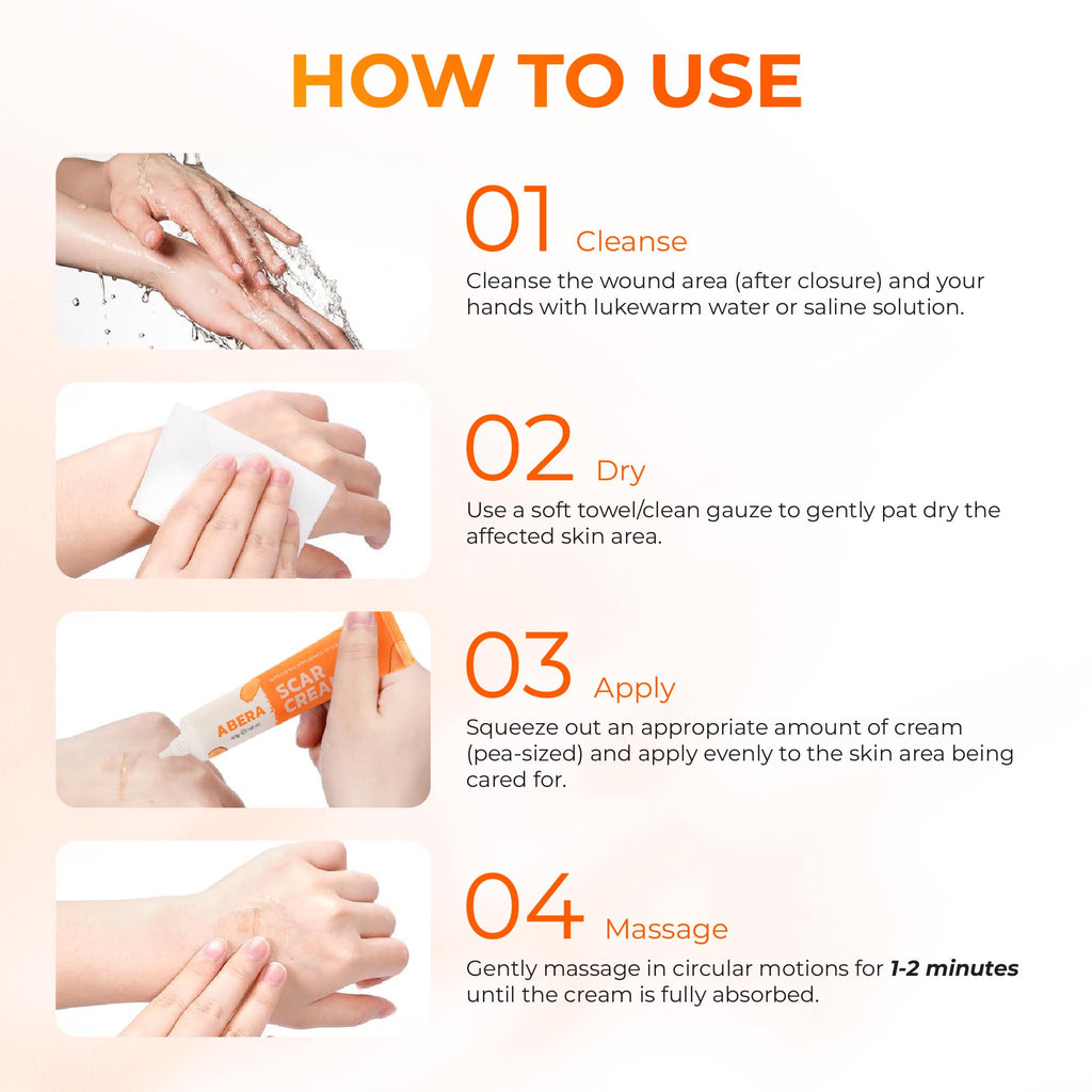 ABERA Scar Cream Upgrade – Skin Regeneration & Repair Cream (1.41 oz per item)