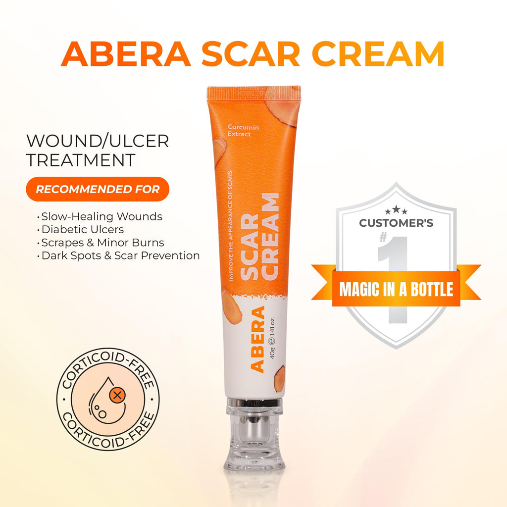 ABERA Scar Cream Upgrade – Skin Regeneration & Repair Cream (1.41 oz per item)