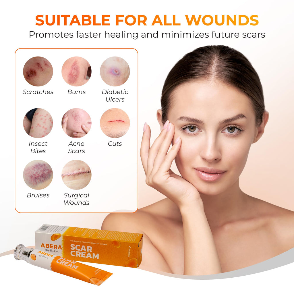 ABERA Scar Cream Upgrade – Skin Regeneration & Repair Cream (1.41 oz per item)