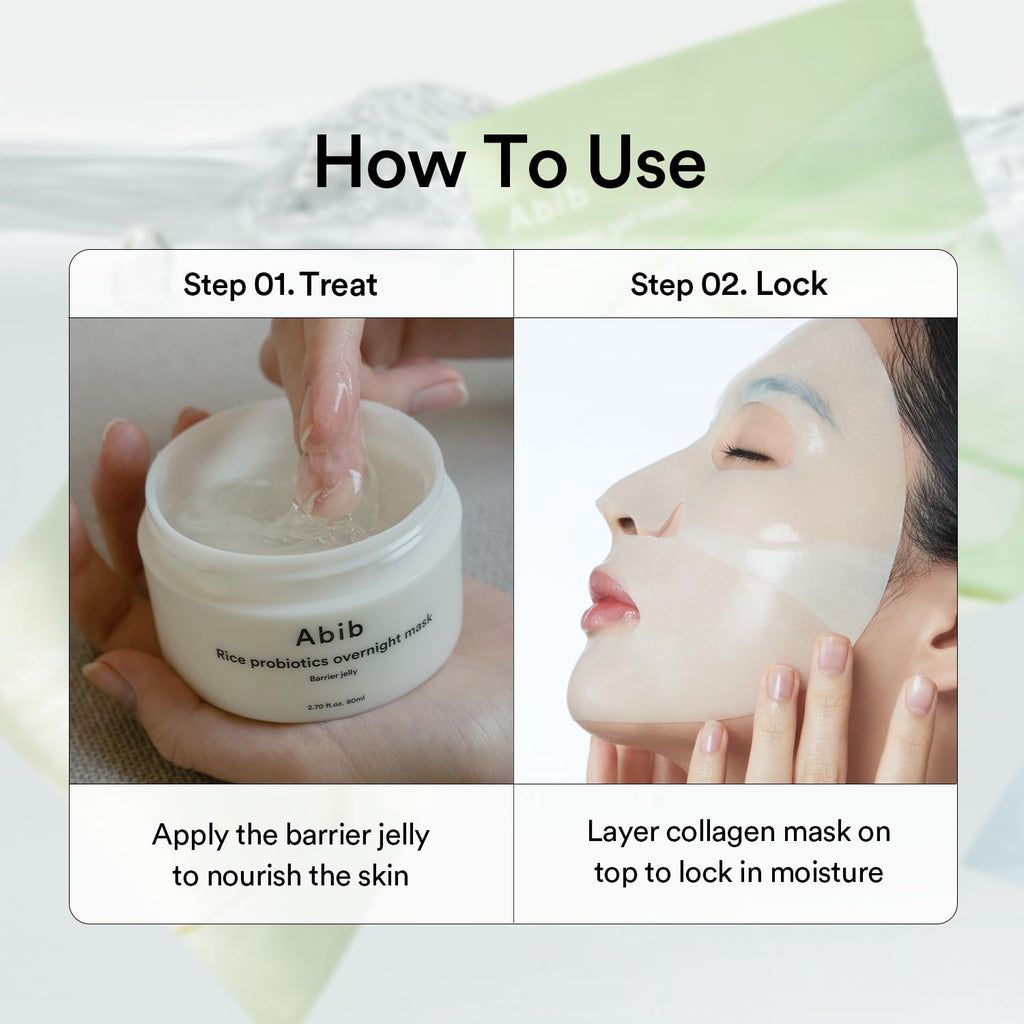Abib Collagen Gel Mask Heartleaf Jelly – Soothing Vegan Hydrogel Face Mask