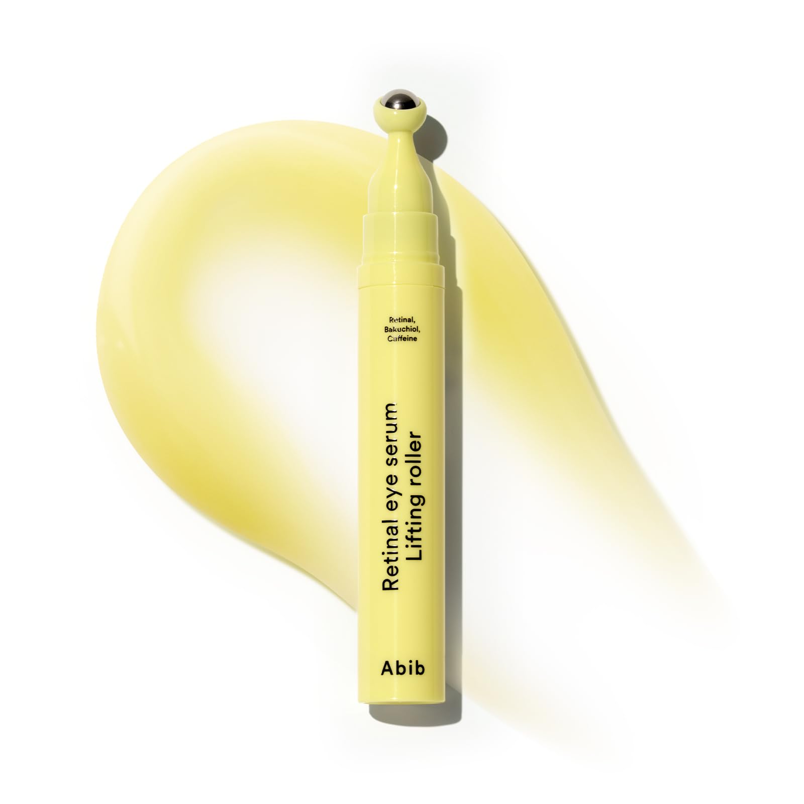 Abib Retinal Eye Serum Lifting Roller – 0.5 Fl Oz (15ml) | Anti-Aging Eye Care with Caffeine & Bakuchiol