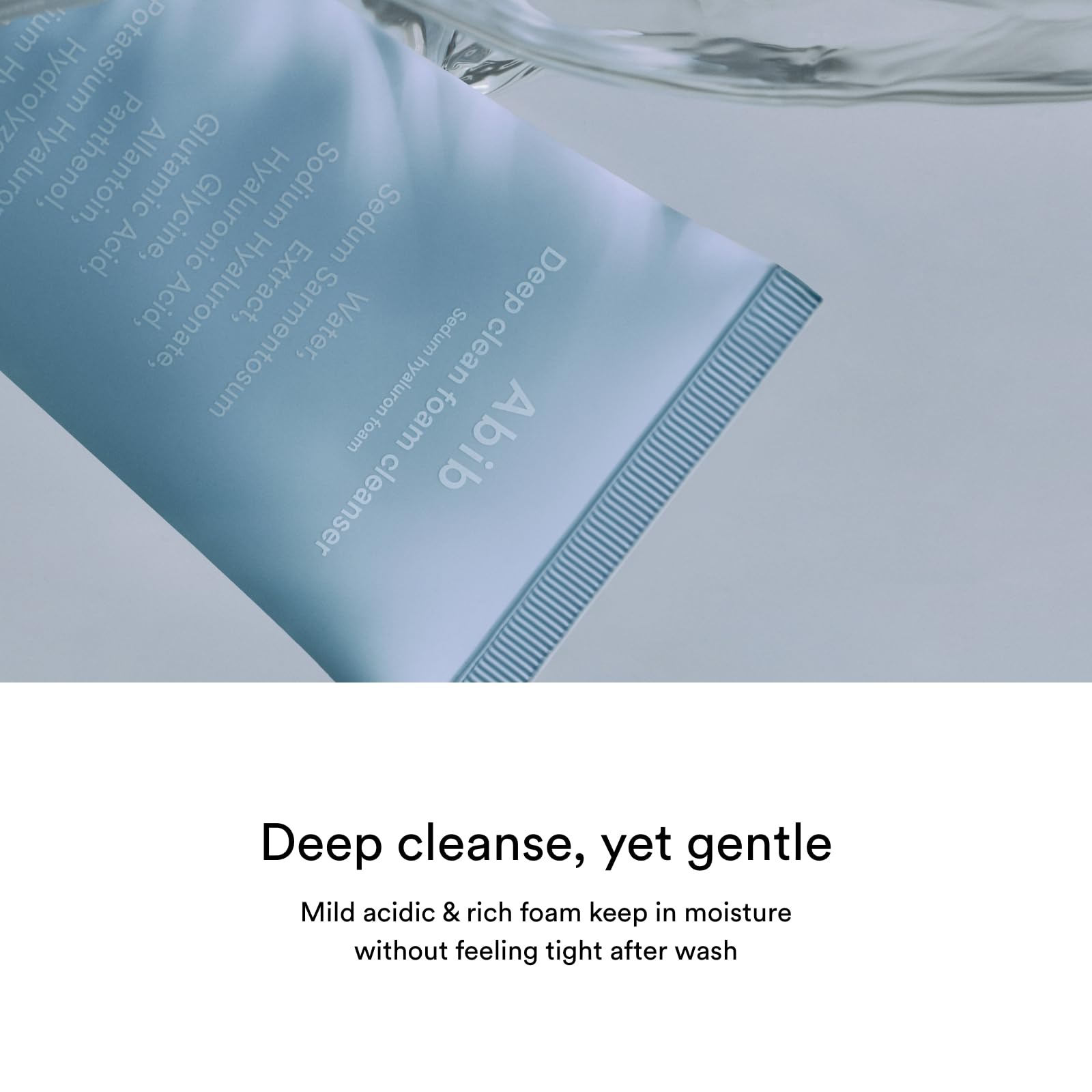 Abib Deep Clean Foam Cleanser Sedum Hyaluron 150ml | Hydrating Daily Cleanser