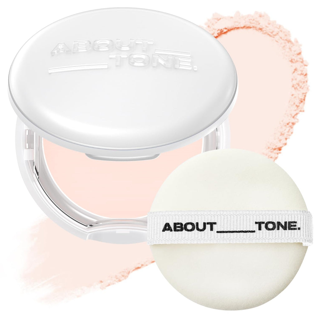 About Tone Sebum Cut Powder Pact 0.28oz – Extreme Oil Control, Vegan, Mirror & Puff
