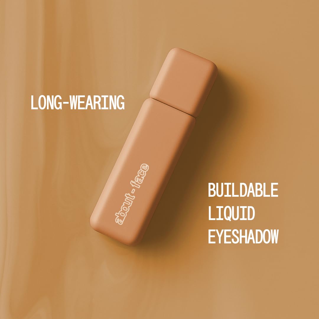 AboutFace Matte Fluid Eye Paint – Creamsicle Orange | High-Pigment, Long-Lasting, No-Budge Matte, Vegan & Cruelty-Free