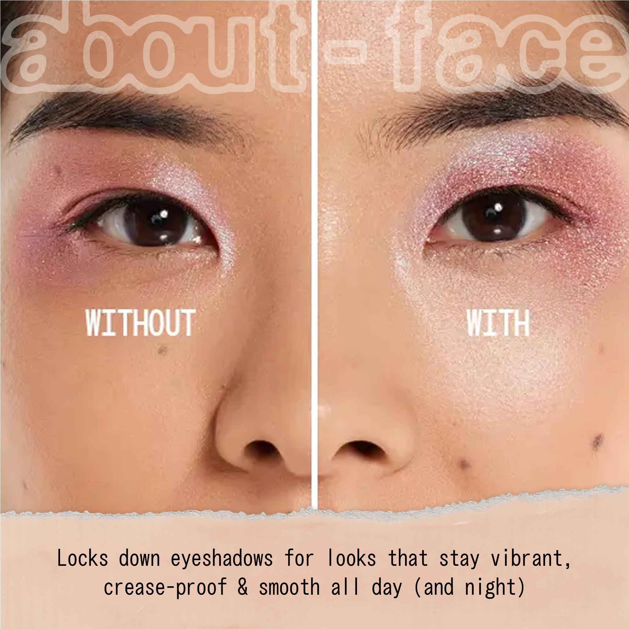 about-face Shadow Fix Eye Primer – Long-Wear, Crease-Proof Base, 0.405 oz – Vegan & Cruelty-Free