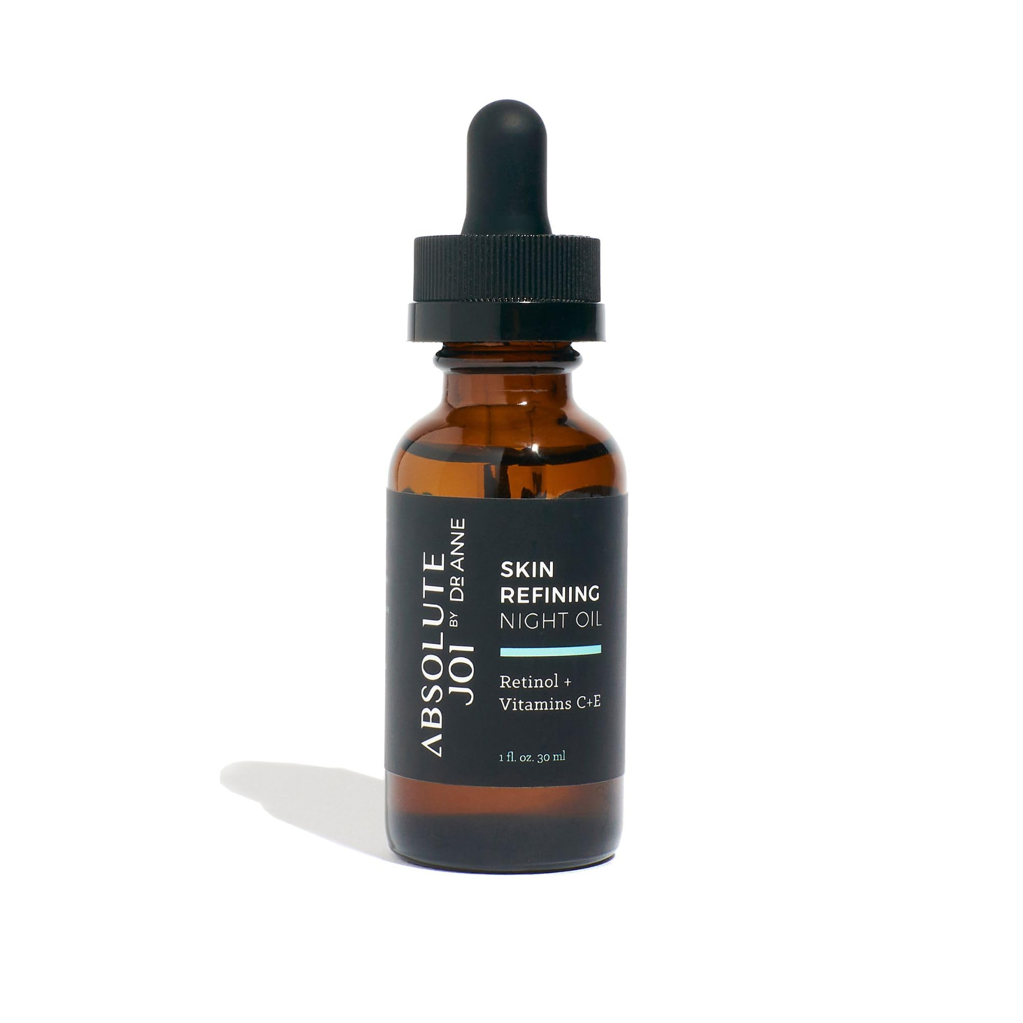 AbsoluteJOI Retinol Oil Serum with Vitamin C – Night Oil for Sensitive Skin (Unscented, 1 oz)