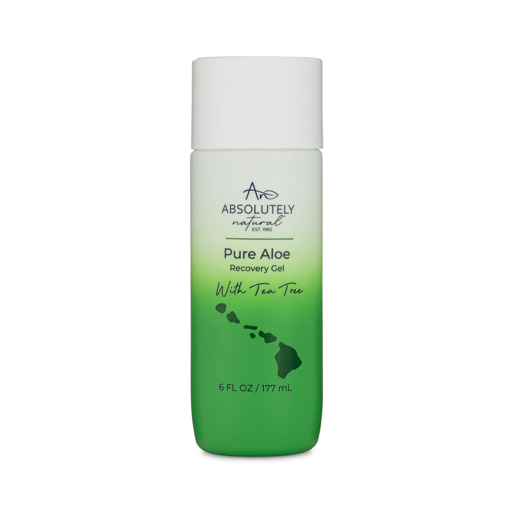 Absolutely Natural | 100% Pure Aloe Vera Cooling Gel for Sunburn Relief & Skin Comfort (6 oz)
