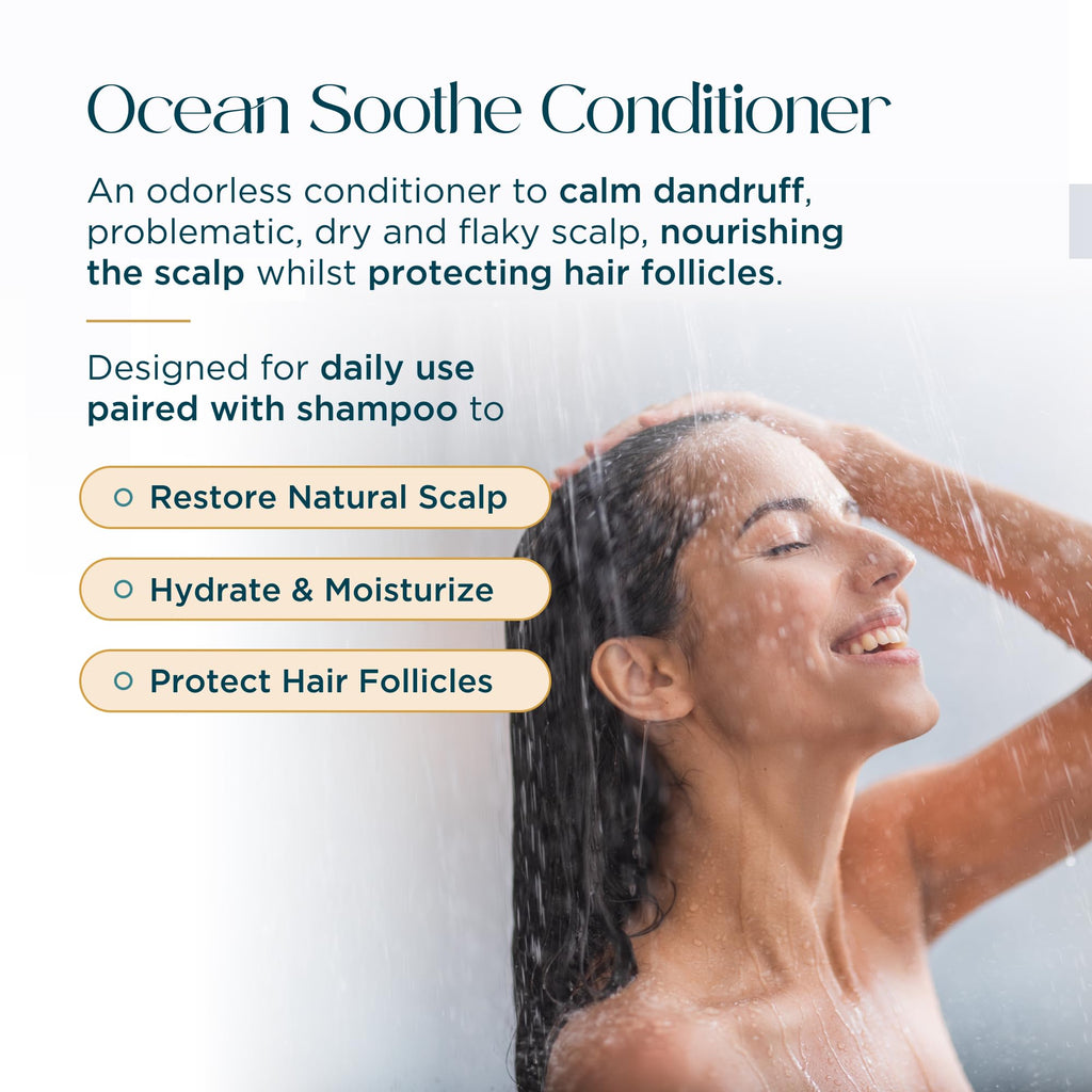 Abundant Natural Health Ocean Soothe Scalp Control Conditioner | Magnesium Salt, Shea & Eucalyptus | 300mL