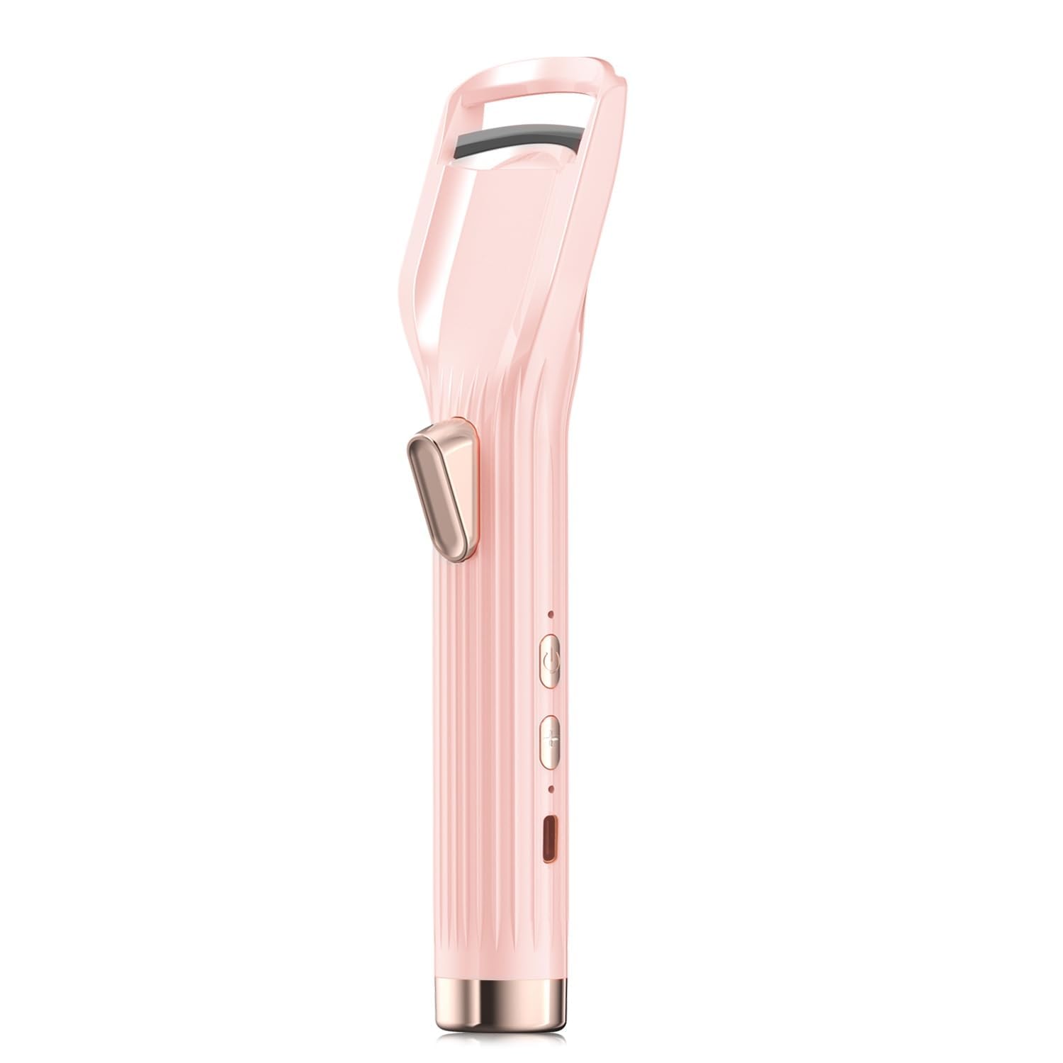 Acavado Heated Eyelash Curler Premium PRO – 8s Fast Heat, 24h Curl, Type-C Rechargeable, Pink