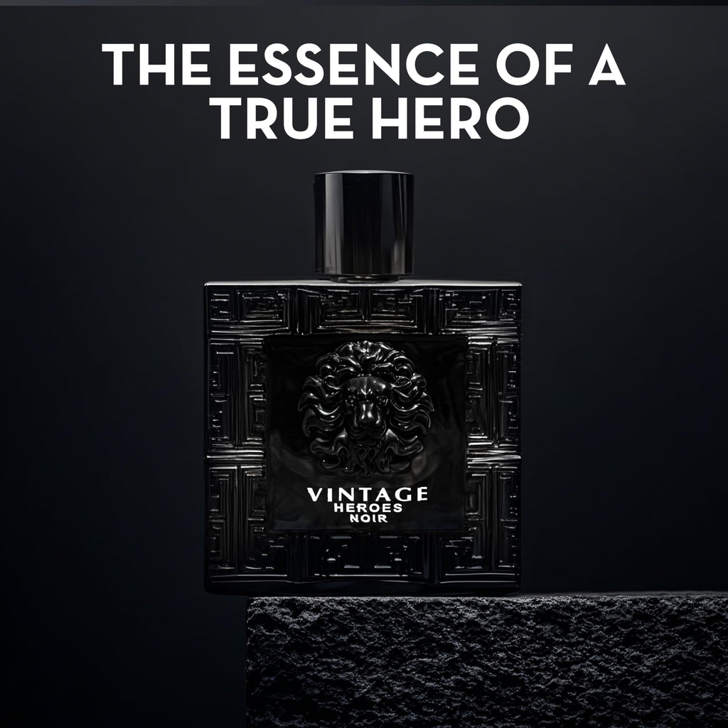 ACENTER Men's Cologne Gift Set 4 Pack – Vintage Heroes Series (3.4 oz Each) | Vanilla Bourbon, Leather & Amber Floral