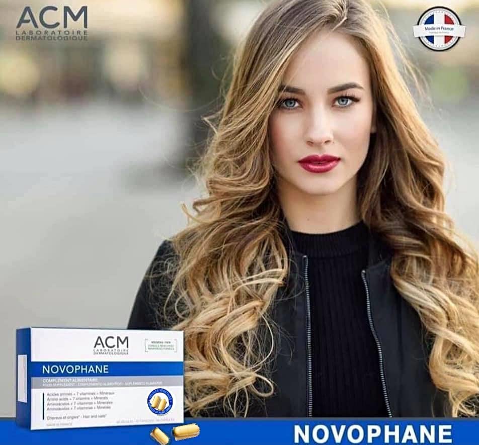 ACM Novophane Caps – Anti Hair Loss, Hair & Nail Support (60 capsules)