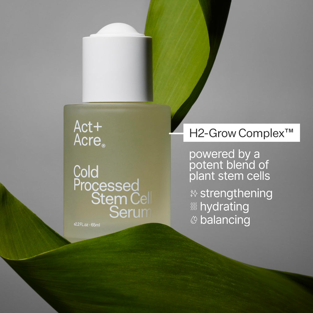 Act+Acre 3-Pack Mini Cold Processed Stem Cell Scalp Serum – Thicker, Fuller-Looking Hair