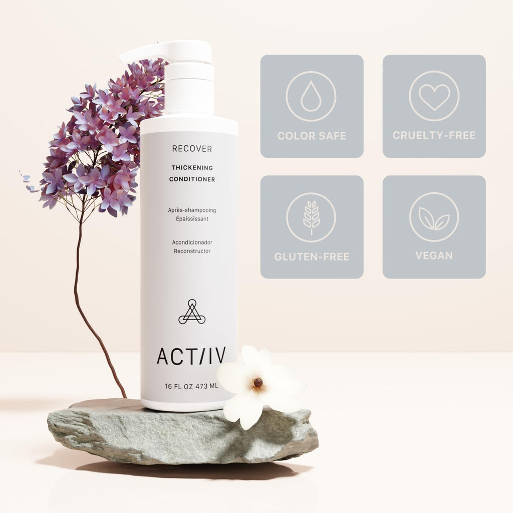 ACTIIV Recover Thickening Conditioner – Hydrates, Strengthens, Color-Safe, 16 oz