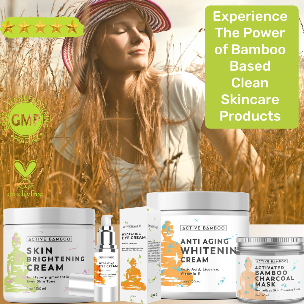 Active Bamboo Dark Spot Corrector – Face & Body Radiance Cream, 4 oz