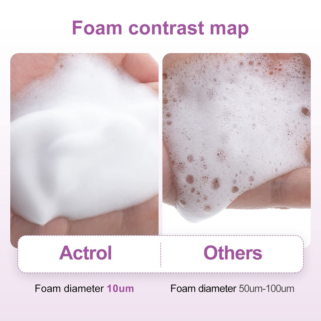 ACTROL Eyelash Cleanser Concentrate Lavender 200ml – Foaming Lash Shampoo, Makes 40 Bottles