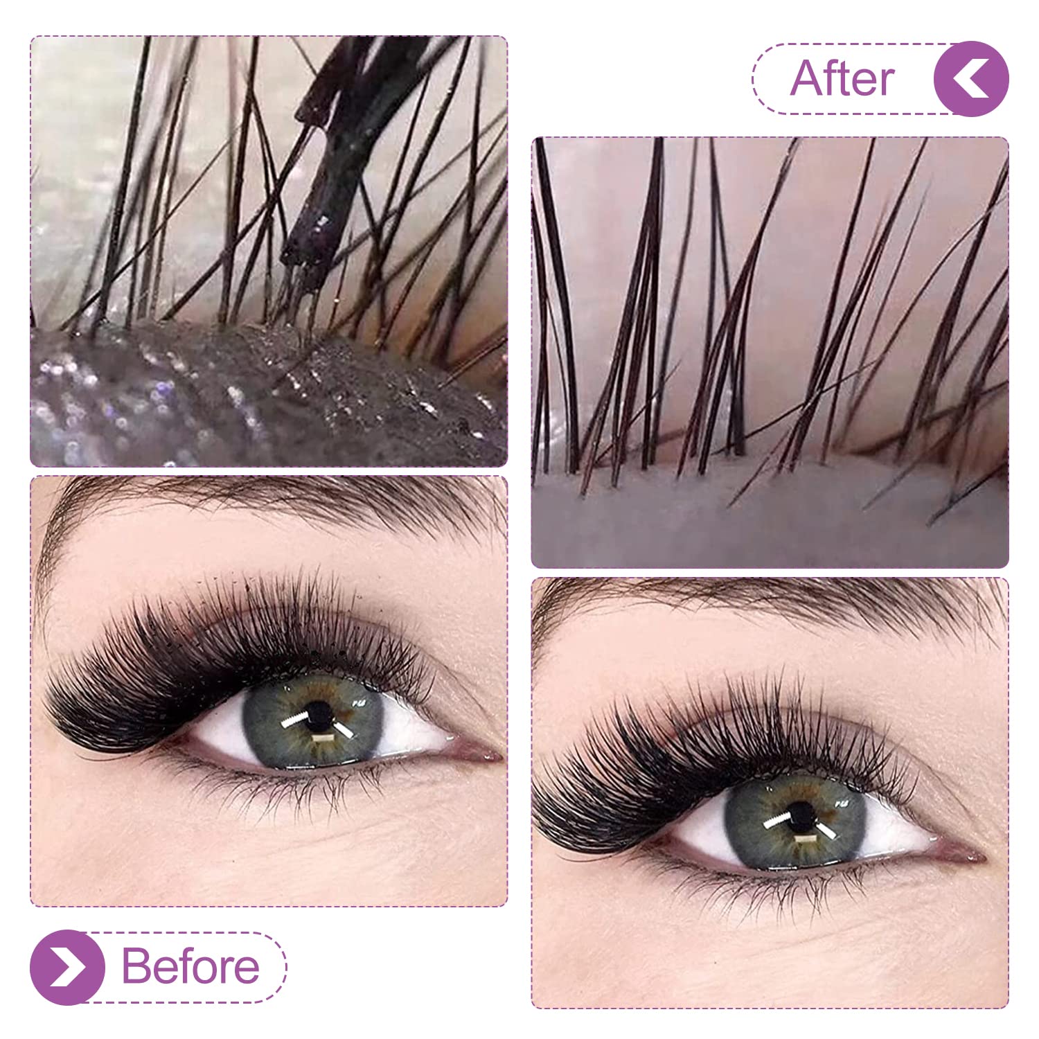 ACTROL Eyelash Cleanser Concentrate Lavender 200ml – Foaming Lash Shampoo, Makes 40 Bottles