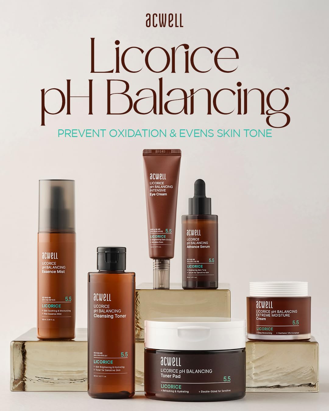 ACWELL Licorice pH Balancing Intensive Eye Cream – Anti-Wrinkle, Dark Circles & Puffiness (1.01 oz)