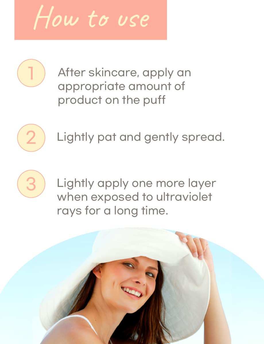 ADDERENITY Shingmulnara Oxygen Water Tone Up Sun Cushion SPF50+ PA++++ #02 Peach + Kitty Friends Sticker