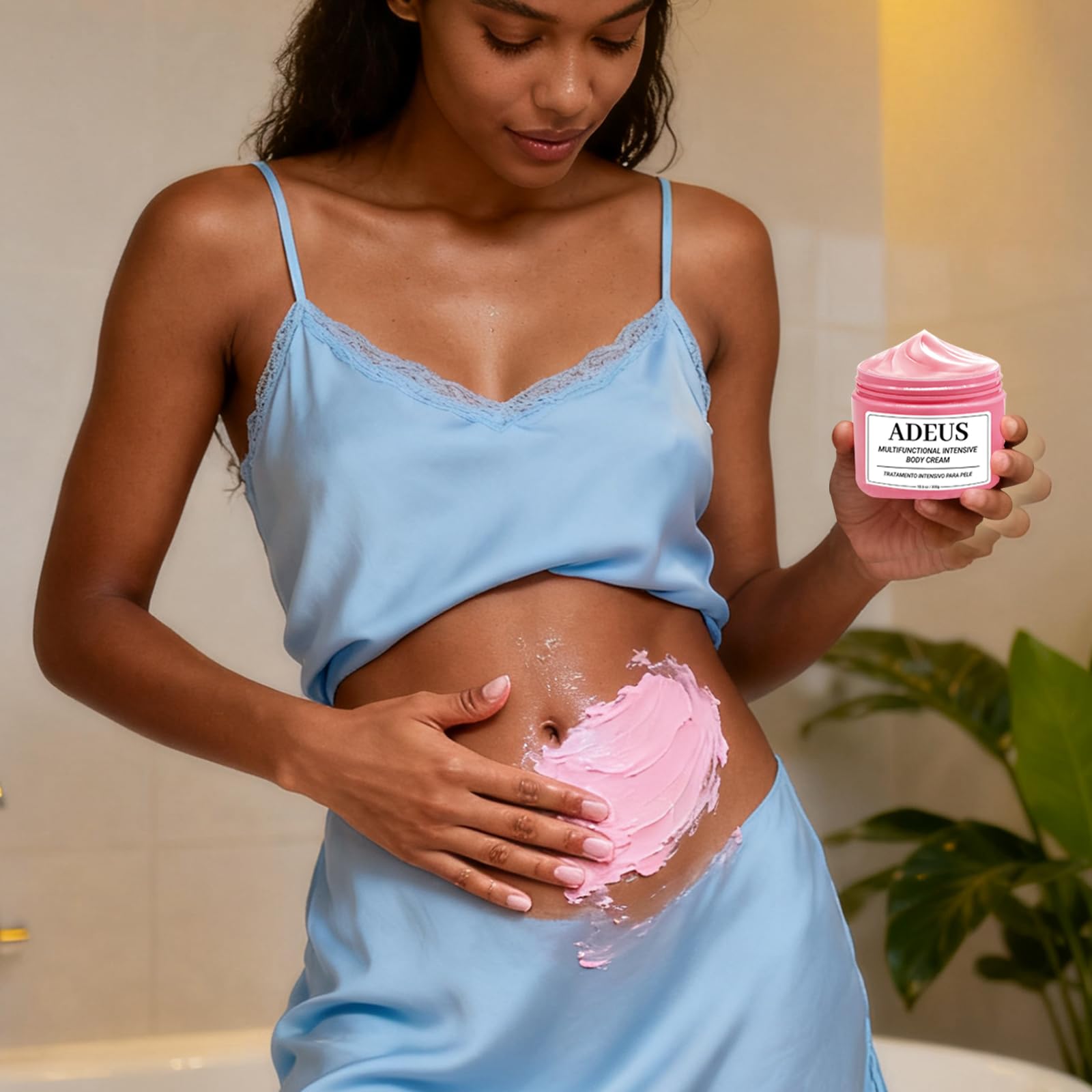 ADEUS Brazilian Cream – Multifunctional Pink Intensive Cream with Centella Asiatica & Seaweed Extract