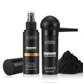 Adglamful Hair Building Fibers Kit for Thinning Hair – Dark Brown + Hold Spray | Instant Natural Finish
