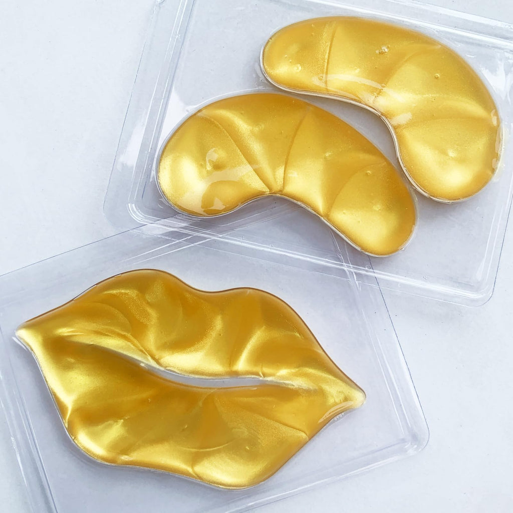 Adofect Collagen Lip & Eye Mask Set – Hydrating, Revitalizing (40 Pairs)