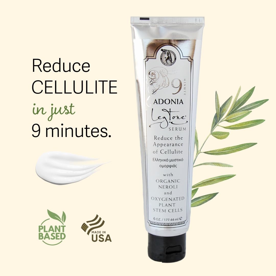 Adonia Organics LegTone – Organic Cellulite Cream for Firming & Smoothing