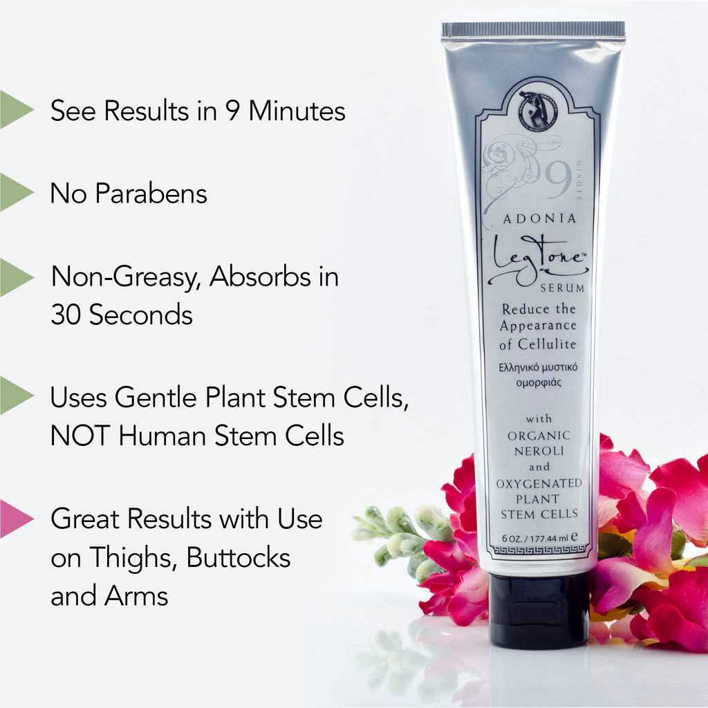 Adonia Organics LegTone – Organic Cellulite Cream for Firming & Smoothing