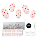 Adora Couture Semi-Cured Gel Nail Strips – Pink Aflutter | UV Light Required