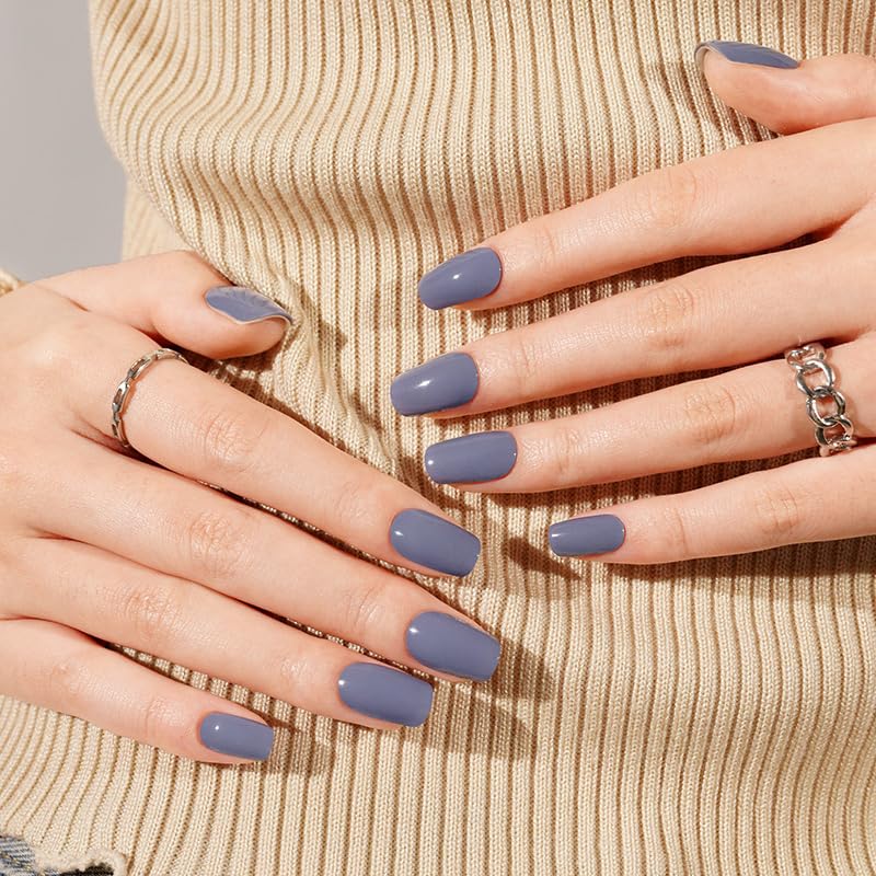 Adora Couture Semi-Cured Gel Nail Strips – Mystic Midnight | Salon-Quality at Home