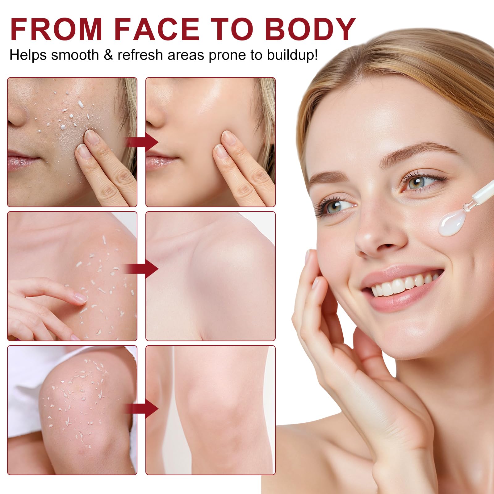 ADSBJUX Rice Peel Shot Glow Duo – White & Black Rice Exfoliant for Face & Body
