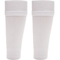 Sock Stack Adult Size White Football Leg Sleeve Socks Compression Over Shin Pads