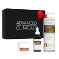 Advanced Clinicals Glow Getter 3-Pack Vitamin C Skin Care Set | Brightening Serum, Cleanser & Eye Cream