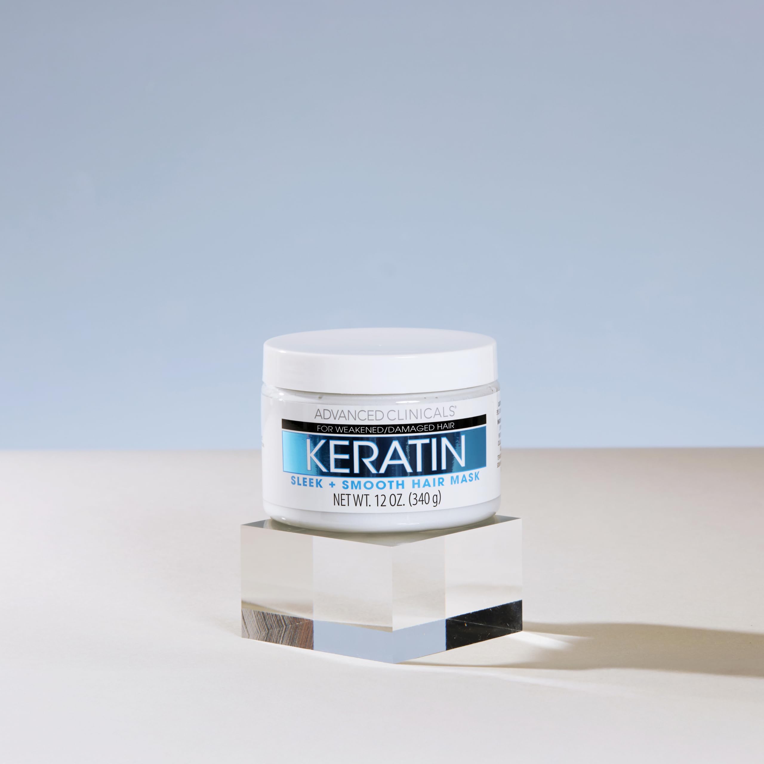 Advanced Clinicals Keratin Hair Mask Treatment – 12 oz for Color-Treated Hair