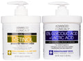 Advanced Clinicals Retinol Body Cream + 10% Glycolic-Lactic Lotion Set