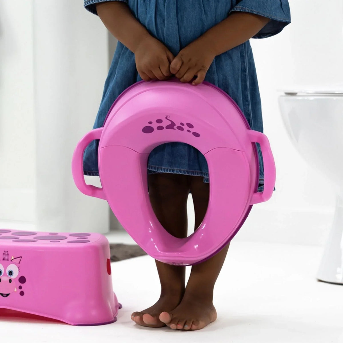 My Carry Potty - My Little Trainer Seat - Pink Dragon