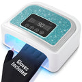 Aedavey Cordless Nail Lamp – Rechargeable UV/LED Dryer with 4 Timers | Sparkly Blue Diamond