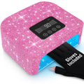 Aedavey Cordless UV Nail Lamp – Rechargeable LED Gel Nail Light, 4 Timer Modes, Home Salon