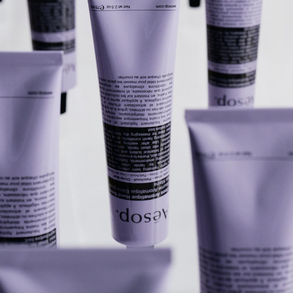 Aesop Eleos Aromatique Travel Size Hand Balm – 2 x 2.4 oz (75 mL) Shea Butter & Coconut Oil | Vegan & Cruelty-Free