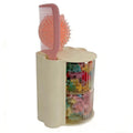 AevumTech Hair Accessories Organizer with Rotating Drawer – 2-Layer Beige