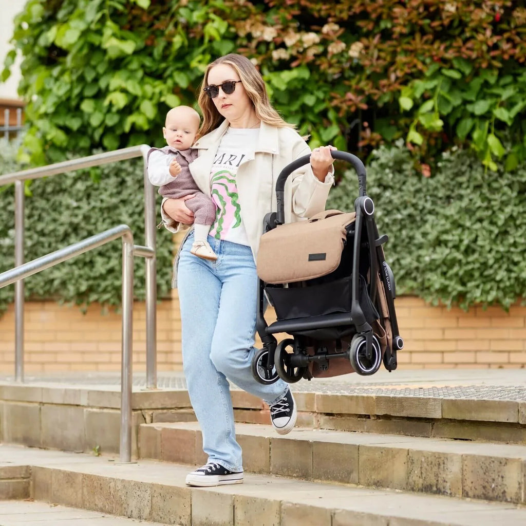 Ickle Bubba Aries Max Autofold Stroller - Black