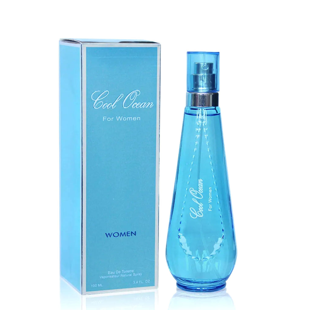 AFLUXE Cool Ocean Women Perfume – Bold & Sophisticated EDP, Citrus, Spice & Woody Notes (3.4 Fl Oz)