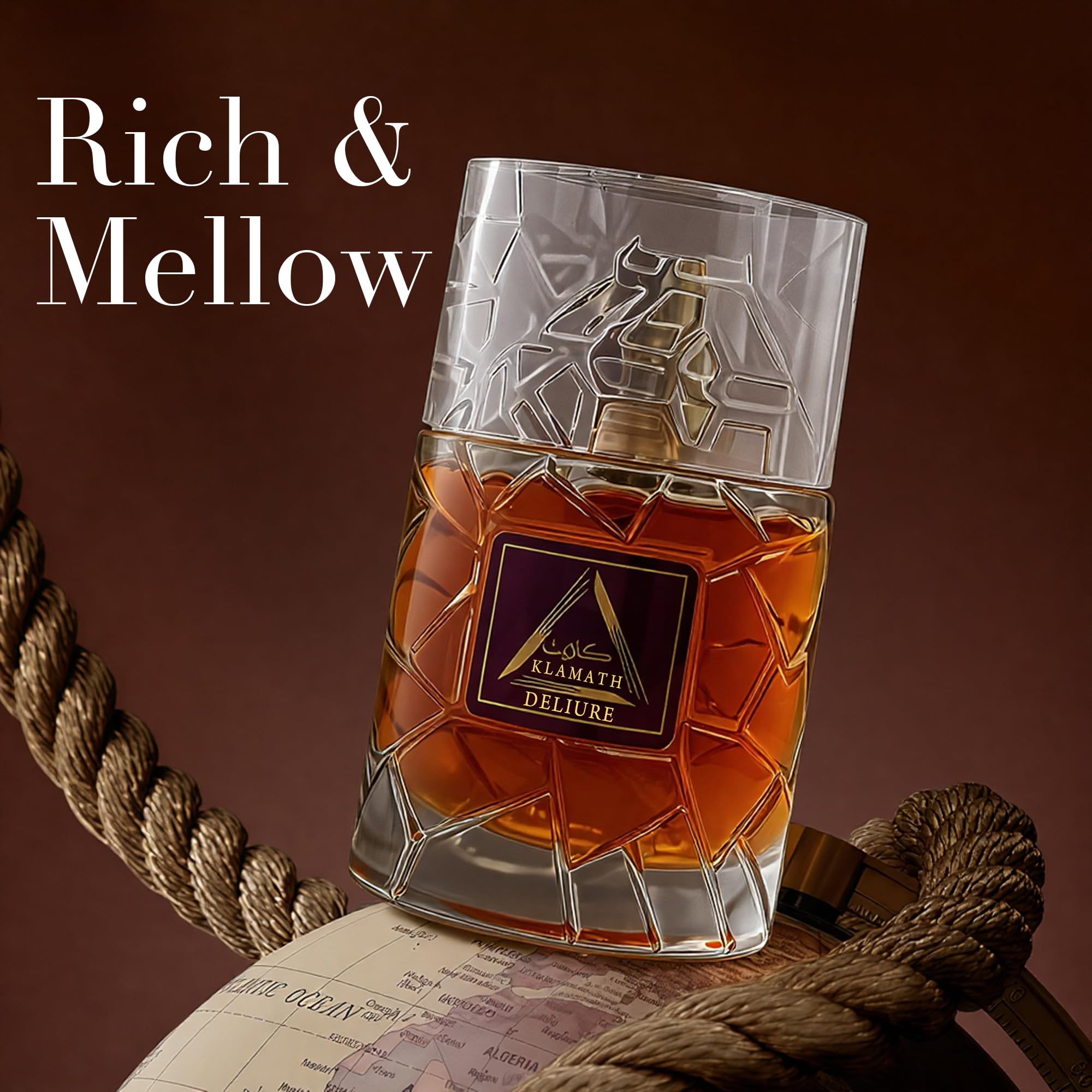AFLUXE Klamath-Deliur Long-Lasting Men’s Cologne | Vanilla & Warm Spicy Amber EDT 100ml