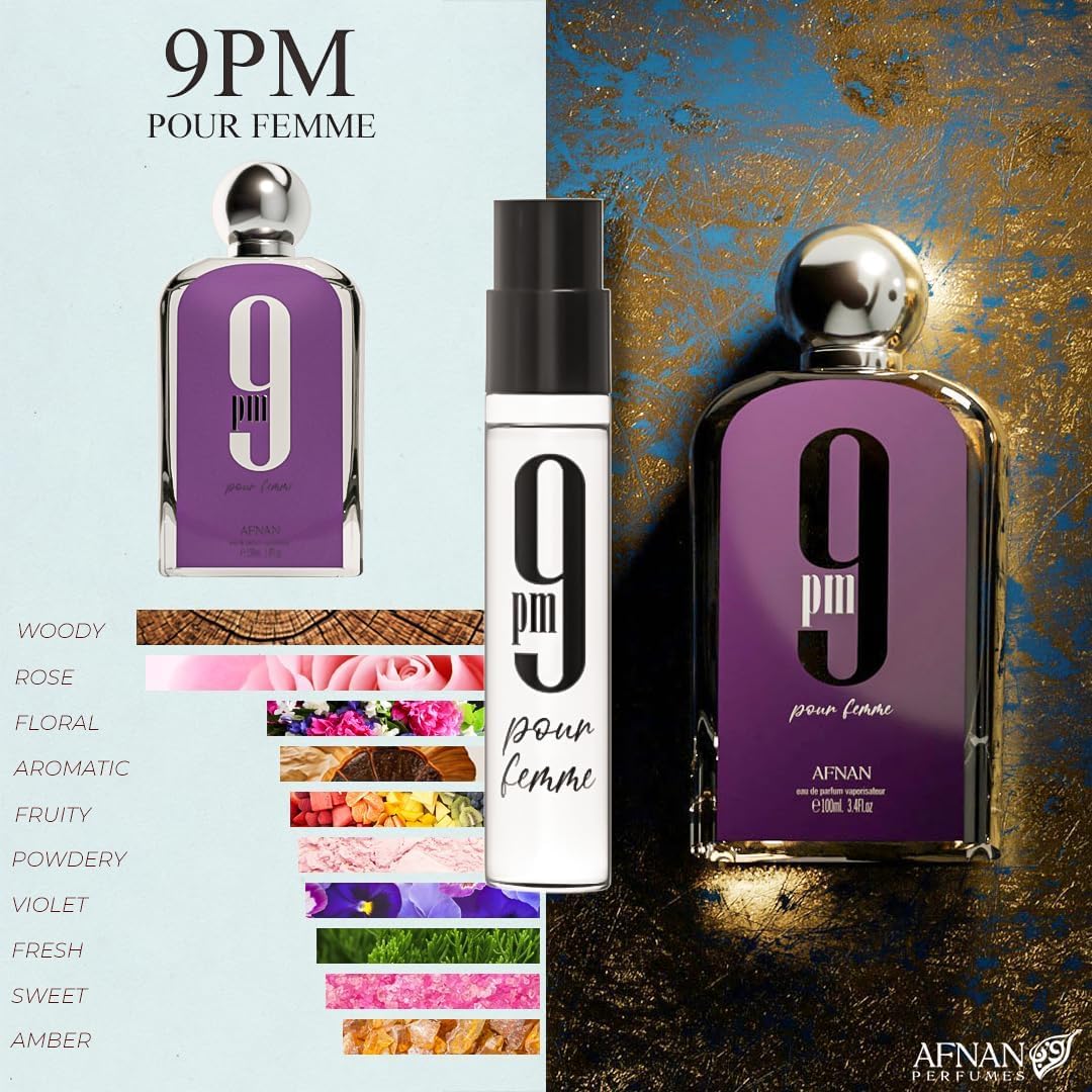 AFNAN 9 Series Discovery Kit — 5x 2ml Unisex Miniature Perfume Vials