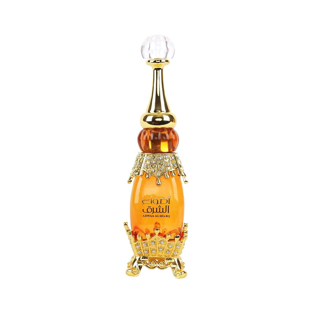 Afnan Adwaa Al Sharq Unisex Concentrated Perfume Oil – 25ml / 0.84 oz | Warm, Fruity Floral Scent